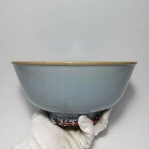 中国美術　宋　均窯　鉢　大碗　茶碗　汝窯　時代物　