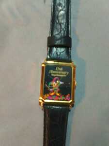 東京ディズニーランド　15th グランドファイナル記念腕時計　シリアルナンバーあり　新品未使用　管理番号101019