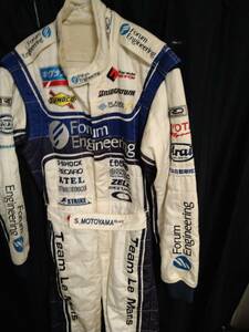 本山　哲選手　フォーミュラニッポン2008レーシングスーツ