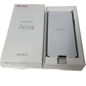 【未使用】SONY Xperia AceⅢ グレー SO-53C アンドロイド スマートフォン スマホ ドコモ 判定:〇 L63667RL