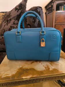 ロエベ LOEWE アナグラム レザー ハンドバッグ