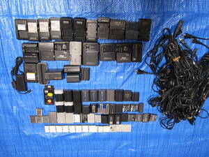 デジカメ用 大量 充電器20個 バッテリー63個 メガネケーブル SONY OLYMPUS Nikon CASIO PENTAX FUJIFILM等