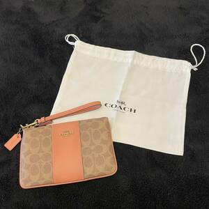 COACH コーチ ポーチ マルチケース ミニバッグ シグネチャー 32445