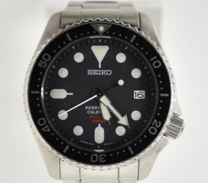 【1円スタート】 SEIKO 腕時計 ダイバー メンズ SBCM023 8F35 パーペチュアルカレンダー クォーツ 防水 8F35-00A0 プロスペックス