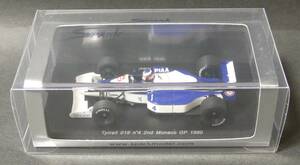 未展示 1/43 Spark 1990 Tyrrell 019 Monaco GP 2nd #4 Jean Alesi No.4 ジャン・アレジ ティレル タイレル モナコGP F1 スパーク