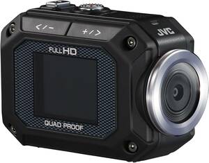 JVC GC-XA1 Adixxion HD Action Video Camera with 1.5-Inch LCD - Black b(中古品)