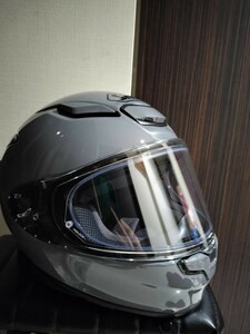 超美品 SHOEI ショウエイ フルフェイスヘルメット Z-8 Lサイズ バサルトグレー バイク OGK Arai AGV 