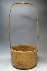 花かご 籐手かご 竹編み 手生け花籠