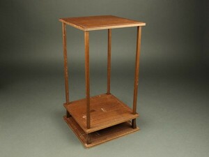 【宇】1386 桑小卓 組立式 銅建水付 紙箱 茶道具