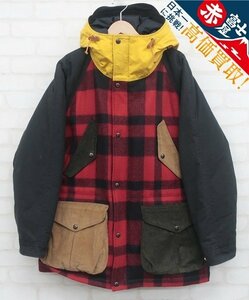 3J1658/MANIFATTURA CECCARELL 7049 FO SPECIAL MAKE UP PATCK WOOL Fisherman Parka マニファッツュラチェッカレッリ