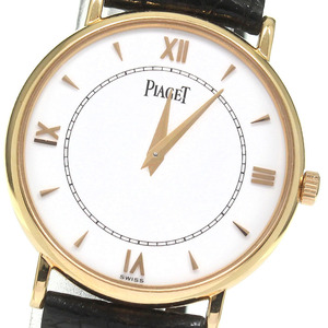 訳あり ピアジェ PIAGET 8065 トラディション K18PG クォーツ メンズ _801989