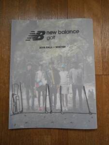 NEW BALANCE　ニューバランス　ゴルフ　ウェア　カタログ　2019年　GOLF　シューズ　バッグ