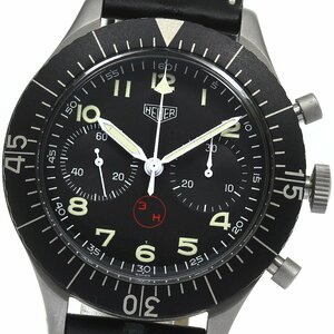 ホイヤー Heuer 1550SG ミリタリー BUNDESWEHR クロノグラフ 手巻き メンズ 良品 _797954