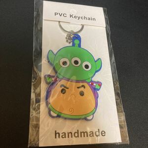 TOY STORY バズ・ライトイヤー エイリアン PVC Keychain リトルグリーンメン グッズ トイ・ストーリー キーホルダー ラバーストラップ