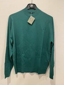 【新品】JOHN SMEDLEY modern fit walton pullover mtn メリノウール evergreen サイズLジョンスメドレー AURAREE