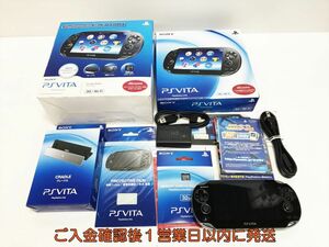 【1円】PSVITA 本体 セット ボーナスパック ブラック SONY PlayStation VITA PCH-1100 未検品ジャンク L07-587yk/G4