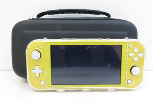16589 久605-054　Nintendo Switch Lite　本体　HDH-001　イエロー 黄色　ニンテンドー　スイッチ ライト　ゲーム機　中古品　ヤ60