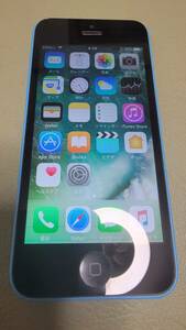 中古　iPhone 5c 16GB ME543J/A ネットワーク利用制限：〇 カラー：ブルー docomo(ドコモ)　ジャンク　液晶不具合