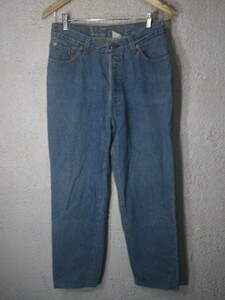 ｎ7104　レア　Levis　リーバイス　17501　0115　90ｓ　アメリカ製　vintage　ビンテージ　レディース　デニム　ジーンズ　ハイウエスト