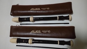 ♪リコーダー・AULOS 502B・使用品（2本セット）