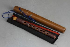 【久】1981 竹笛　和楽器 竹管 横笛　龍笛　