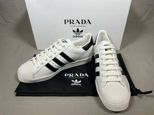 新品 本物 レシート有 PRADA x adidas SUPERSTAR 24 プラダ アディダス スーパースター 5.5 イタリア製