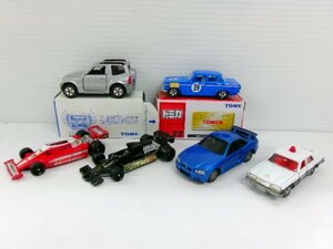トミカ ロータス & フェラーリ F1 + パジェロ/スカイライン R34 GT-R・2000GT-B/クラウンパトカー セット (1271-30)