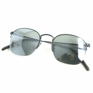 美品▼OLIVER PEOPLES オリバーピープルズ OV1209S RICKMAN ハーフリム サングラス/アイウェア 黒 51□21 148 伊製 ケース・保存袋付き