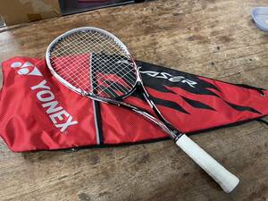 h2460 □美品□ YONEX ヨネックス 軟式テニスラケット F-LASER UL1 25-35 ラケットバッグ 長さ68.2cm