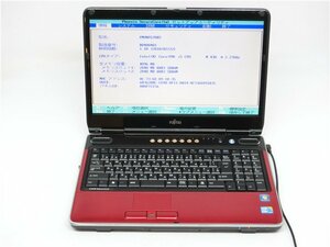 中古　FMV　NF/G70　COREi5　M430　2.27GHZ　15型 ノートパソコン　　BIOSまで表示　　詳細不明　　ジャンク扱い 　