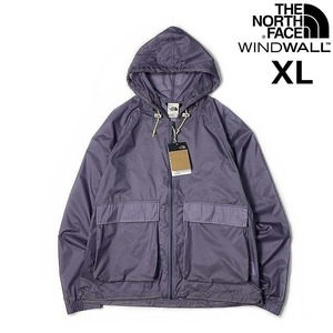 1円～!売切!【正規新品】THE NORTH FACE◆HERITAGE WIND JACKET フルジップ ウィンド パーカー US限定 ナイロン 防風 撥水(XL)紫②180915-5