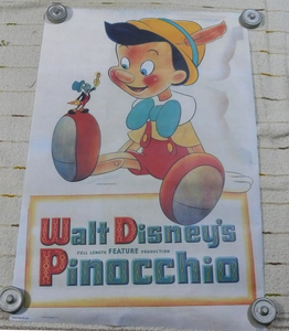 ディズニーポスター「ピノキオ/Pinocchio」スモール・プラネット社企画販売