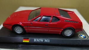 スケール 1/43 BMW M1 ！ ドイツ 世界の名車コレクション！ デル プラド カーコレクション！ 左右ミラー欠落。