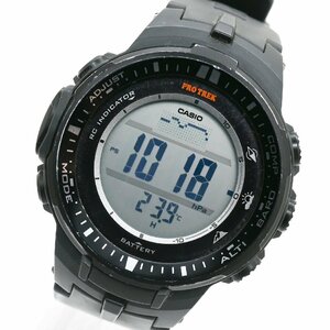 1円 稼働 美品 CASIO カシオ PRO TREK プロトレック PRW-3000 タフソーラー 電波 QZ デジタル文字盤 腕時計 メンズ ラウンド 35420240423