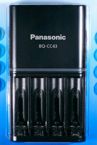 パナソニック　充電器　BQ-CC43　エネループ　充電式エボルタ　ニッケル水素電池 単3形　単4形　スマートジャージ対応　つぎ足し充電対応
