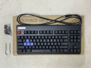 東プレ REALFORCE 87UB 静音モデル 英語ASCII 87キー配列 墨色モデル テンキーレス 昇華印刷 変荷重 DIP付 静音仕様 SE170S