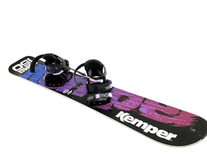 【動作保証】KEMPER RAMPAGE 150cm ケンパー ビンディング スノーボード 中古 O8839756