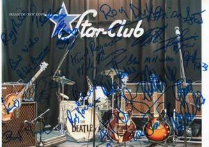 Beatles スタークラブ Star Club revival サイン フォト