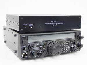 01 07-593672-17 [Y] YAESU ヤエス アンテナチューナー FC-20 オールモードトランシーバー FT-847S セット 札07