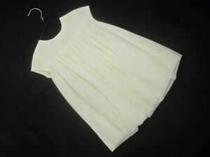 Ralph Lauren ラルフローレン チュール 結晶刺繍 ドレス ワンピース size12M（75cm）/アイボリー ■■ ☆ ead1 子供服