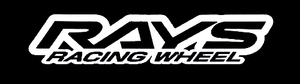 RAYS Racing Wheel NEWロゴ ステッカー W250 レイズ レーシング ホイール ホワイト 74040200008WH