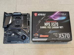 【動作確認済】MSI MPG X570 GAMING PRO CARBON WIFI マザーボート AMD AM4