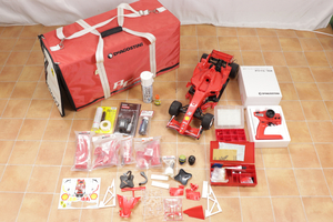 ★【ジャンク】DeAGOSTINI POTENZA ブリヂストン ディアゴスティーニ F2007 フェラーリ F1 バック付き 部品 趣味 015JJMJH85