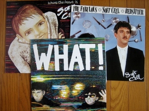 SOFT CELL / BEDSITTER、WHAT!、WHERE THE HEART IS の12インチ３枚セット　　MARC ALMOND　80’S NEW WAVE