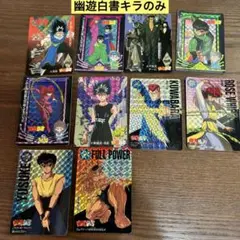 幽遊白書　キラカードのみ　アマダなど10枚