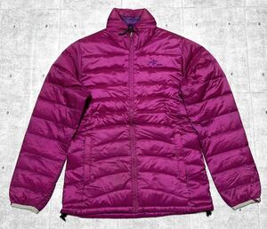 Foxfire フォックスファイヤー ダウンジャケット 軽量 しっかりとした素材　　レディース WOMEN size M アウトドア キャンプ 登山 柳9125