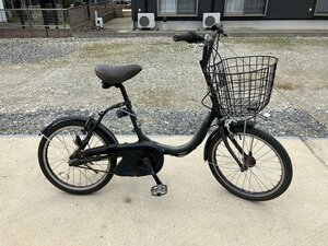 F8　現状のまま 中古電動アシスト自転車 1円売切り！ ヤマハ パスシティC 緑 配送エリア内は送料3800円でお