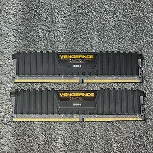 CORSAIR VENGEANCE LPX DDR4-3000MHz 32GB (16GB×2枚キット) CM4X16GC3000C15K4 動作確認済み デスクトップ用 PCメモリ 