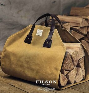 新品未使用㈱ゴールドウィン米国製　FILSON RUGGED TWILL LOG CARRIER旧フィルソン ラギッドツィルログ キャリアー バッグ キャンプ 薪入れ