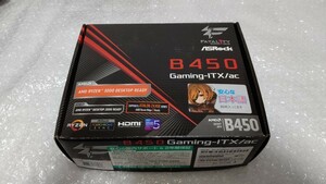 美品 ASRock Fatal1ty B450 Gaming-ITX/ac 最新BIOS更新済み mini-ITX マザーボード
